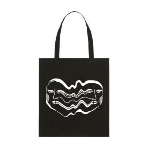 Black "StretchFace" tote bag